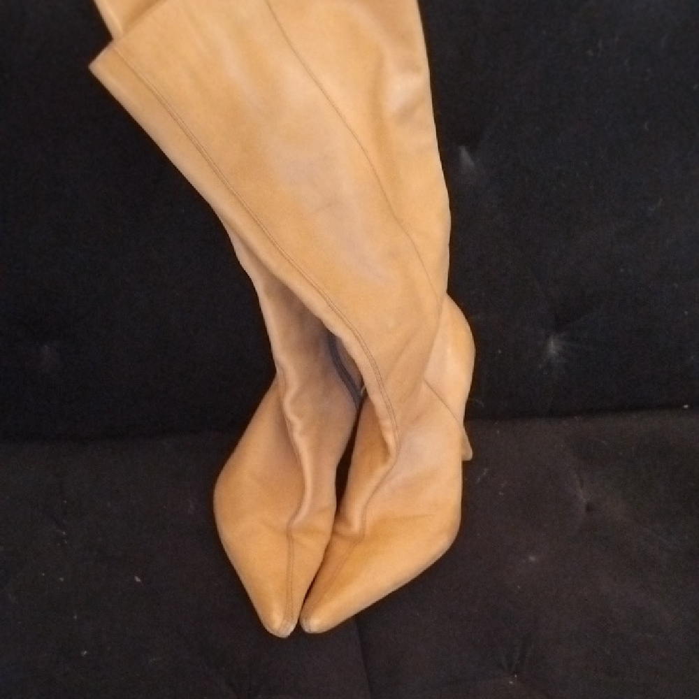 Tan Knee-High Women's Boots